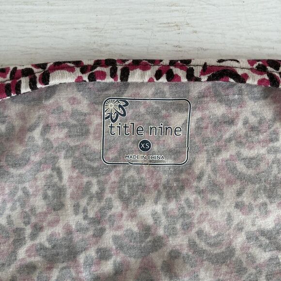 Title Nine Womens Cowl Neck Sleeveless Dress Size XS Athletic Pink Casual - Picture 7 of 7